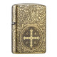 
ZIPPO original genuine lighter armor brass five-sided carving evil spirit elegy custom gift gift brass routine Constantine stand-alone DY9902D
