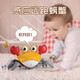 Beichuzhong Children's Electric Induction Crab Toys Jungen und Mädchen 0-1-2-2 Jahre alte Kinder ein oder zweieinhalb Jahre alte Baby-Kind frühe Bildung 3 niedliche große Krabbensport-Green [USB-Ladung] Vorsteher zum Üben von Babyspielzeug 0-1 Jahr und 6 Monate alt
