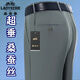 Pantalon de repassage sans voiture classique pour hommes, pantalon pour hommes de la soie de mûrier extensible pour le printemps et l'été super suspendu et le pantalon masculin décontracté de l'âge moyen et âgé 826 Gris de haricot [Super Hanging Mulberry Silk] 34 [2 pieds 7 tour]