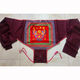 Clcey Baby Strap Guangxi Traditional Old Earth Strap Red Strap Simple Turban avant et arrière Enfants brodés Modèle Random Ordre Longueur de ceinture 2 mètres