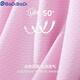 Badibadi (Badibadi) men and women children's sun protection clothes UPF50+ jacket 2025 summer new style big children girls ice silk thin sun protection clothes DDV13565X powder 90