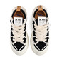 Sur Max Zhuo Yuan même rétro noir en papier avion toile chaussures épaisses semelles de tendance nationale accrue marque décontractée hommes et femmes couples 2025 Summer Retro Black Code régulier de la carte de tir Half Code Shot One Taille 36