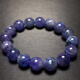 Micro-gifted tanzanite bracelet Tanzannite zoisite bead bracelet 76#13.5mm63g