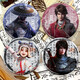 Li Xingyun et Ji Ruxue peignant The Bad Man dans le monde de Jianghu Style Double Flash Badges Flash Around Bar Chi Exquis Millet Bad Man-L6623 Li Xingyun 7 [Silver Onion] Double Flash Ba Chi + Box Box Box Box Box