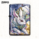 ZIPPO flagship lighter twelve zodiac signs zppo kerosene wind-proof Zhibao birthday gift male rat (stand-alone machine does not contain oil) -DY9902CY