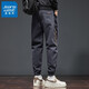 真维斯（Jeanswest）休闲裤男春夏季新款宽松运动工装男裤潮流百搭男士束脚哈伦长裤子 888深灰 2XL 【建议150-165斤穿】
