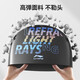 Li Ning (LI-NING) swimming cap long hair silicone waterproof swimming cap fashionable men and women printed swimming cap 5091 white