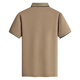 
Dancing with Wolves [7A Antibacterial] Summer Business Commuter Cool Breathable Men's Short Sleeve POLO Shirt 701 Khaki 180
