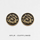 Cufflink 2024 Neues Produkt Xiangyun Dragon Muster Manschettenknöpfe Herrenhülsennägel High-End-Hemd Französisch Manschettenknopf Metall Manschettenknöpfe L709 Gold Manschettenknöpfe-Xiangyun Dragon Muster