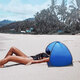 Lingyunhe Kopf schlafend kleiner Zeltkopf -Ruhezelt Zelt am Bett fauler Strand Sonnenschutz Zelt Wärme Isolierung Sonnenschutz Nicht -Sound -Isolierung Vinylmodell - Edelsteinblau L -Nummer 80*50*55 cm [Sonnenschutz, winddichte und Wärme]