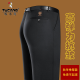 
Woodpecker (TUCANO) casual pants for men's spring and autumn straight loose pants for men's business comfortable elastic non-iron suit pants for men's clothing 686A black plus fleece 35 about 160-170Jin [Jin equals 0.5 kg] can be worn