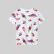 
NIKE Nike Children's Clothing 2025 Summer Boys and Girls Ice Cream Pattern Print T-shirt Children's Versatile Fashion Short Sleeves