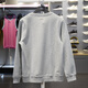 Li Ning Sweatshirt Herren 2024 Neue Sporttrendserie Plüsch warm warmes Pullover Top AWDU679 AWDU679-2 Blumengrau S