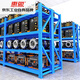 Huixiang Jingdong Industrial's own brand shelf storage warehouse cargo rack storage rack storage rack display rack main rack 2000*600*2000mm-single layer evenly carries 100KG four layers white