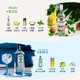 Bacardi White Rum 750 ml + Mumbai Sapphire Gin 750 ml Fremdweinkombination