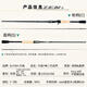 尔鱼禅路亚竿高碳超快调虫竿翘嘴鲈鱼鳜鱼轻量硬挺鱼竿 2米 枪柄C672M 蝉二代