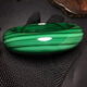 Qing Meng raw mine natural malachite bracelet wife happy stone pattern collection gift to Wangfu inheritance 56 circles