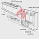 Sailotou Wuhan industrial strip level frame level digital display level ruler fitter level 002mm strip 1000 points 05mm