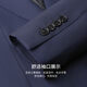 Shanshan Light Luxury Wool Suit Men's New Business Casual Suit Two-piece Groom and Best Man Wedding Dress Royal Blue L 175/92A-175/82A