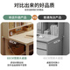 Yuemei Miu Computer Desk Desk Student Simple Desk Bookcase Bookshelf Integrated Writing Table Home Office Study Table [Shop Manager's Main Recommendation - Single Table Style] Warm White 100CM