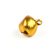 SNQPDIY handmade accessories bells multi-color golden duckbill bells pet cartoon bells holiday decoration flat mouth bells gold 100 pcs