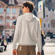 Mr. Bu Bu’s thin base sweatshirt for men casual hooded men’s inner top 2025 new product KT15763 Bronze 2XL (185)