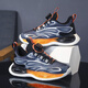 Hongxing Children's Shoes for Boys Rotating Buttons Autumn Anti-Slip Wear-resistant Training Shoes Student Shoes Shock Absorbing and Resilience Running Sports Shoes 9903 Tianlan Single Net 32