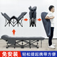 Mobili importierte Qualität Eskorte Einfache tragbare Lagerbett Klappeinklapper -Mittagspause Büro Büro Haus Nickerchen Wildleder Square Tube 190*70 cm Matratze integrierte Kurve