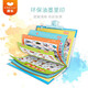 AOLE AOLE AUDIO Póster de educación temprana para niños Alfabetización Pinyin Voice Puntos de iluminación para niños Lectura de la letra de la letra del bebé 2022 Versión de carga nueva china e inglés 47 lados incluidos Solución Solución