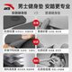 安踏瑜伽垫男士健身垫加厚防滑专业训练加大加宽静音打地铺超大地垫子 高级灰185*80cm 6mm(初学者)