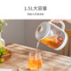 Small quality 0 glue health kettle office household 1.5L large capacity 316 stainless steel tea kettle tea kettle electric kettle thermostatic glass with filter integrated YSH02