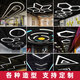 
Opp Light Fangtong Light LED Long Strip Light Office Light Aluminum Fangtong Special Office Chandelier Installed Strip Light Store 24W Upgrade and Brightening 12053cm-White Light