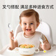 YEEHOO baby learns to eat fork spoon baby learns to eat complementary food spoon children's tableware spoon stainless steel fork spoon cat claw stainless wind fork spoon