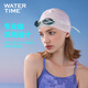 WATERTIME/Shuichuan swimming goggles waterproof and anti-fog high-definition professional racing goggles competition training swimming goggles equipment Phantom Black 200