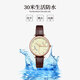
Julius watch women's simple temperament new retro belt watch calendar quartz couple small round watch men's watch women's watch 1391 versatile brown [women's model]