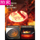 Imported Quality Deutsch altmodisches handgefertigtes, purer Eisen-Topf Nicht-Stick-Topf ohne Beschichtung Wok Haushaltsbraten-Brand-Pan-Nitring-Topf 99 Zoll Anti-Scenen-Modell 30 Ohrless Luxus 9930 Zoll