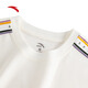 Anta Rainbow Sports Sports Summer de manga corta para mujeres pantalones cortos redondos de cuello