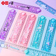 
Yizheng Sanrio multifunction folding ruler 15cm primary school students use 30cm ruler for girls to learn for transparent widening and thickening not easy to break rotating folding ruler YZ9905 Coolomy multifunction folding ruler 1 [Random]