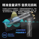 阿音音量控制器无源前级专业音频调音台精准音量调节RCA无损耗输出音箱功放MC200 黑色 官方标配