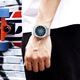 POSCER WATCH MENS STAHL GEISTER AUTOMATISCHE MECHANISCHE WATCH CALENDAR SPORT NATIONAL NATIONAL WAS GEWASSUNG WATCH PISTERSERIESE SERVE 6225 STAEL BEIL BLUE BLUE CD AUTOMATISCH