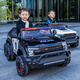 Mother and baby children's electric car Mercedes-Benz 6-wheel big G can sit adults, babies and children's car six-wheel remote control swing parent-child off-road black dual drive + plastic seat + 7A battery electric drive