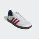 阿迪达斯 （adidas）三叶草Samba T头鞋男女休闲鞋 IH4881 白红 43