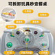 活石（LIVING STONES）学步车防o型腿婴儿2025款6-18个月以上宝宝儿童助步推车生日礼物 云母灰【学步+助步+音乐】豪华款 四挡调节+坐垫音乐餐盘万向轮