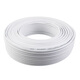 Ligne parallèle fil blanc à 2 conducteurs, fil carré de 2.5, 1.5 4 6, fil gainé carré, norme nationale blanche, 2 cœurs, 2.5 carrés, 100 mètres, 3500w