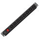 PDU cabinet socket C13C19 computer room server switch IEC plug strip industrial engineering plug strip 8-bit C19 switch wireless horizontal installation