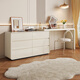 
Pashaman dressing table chest of cabinets in one cream style bedroom new small apartment telescopic corner with makeup mirror makeup table 6241Y makeup chair (6218Y)