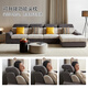 Quanyou Home Modern Simple Fabric Sofa Living Room Furniture Large Household Concubine Corner Sofa Government Subsidy