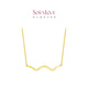 Chow Tai Fook SOINLOVE minimalist series 18K color gold minimalist ins style necklace for women VE154 40cm