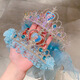 Jieyi Children's Crown Super Fairy Princess Veil Headband Elsa Headband Little Girl Frozen Headband Hair Accessory Elsa Princess Crown Pendant Headband 1 Pack