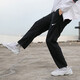 Nike (Nike) Herren Winter Neue Sporthosen Straight Hoodies verdickte Hosen bequem und warme Freizeithosen DM6627-010 m
